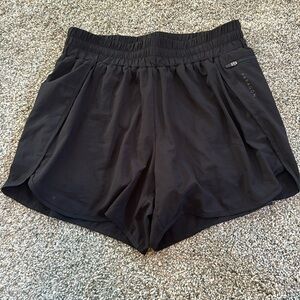 Paragon Fitwear High Rise Track short Black- Large